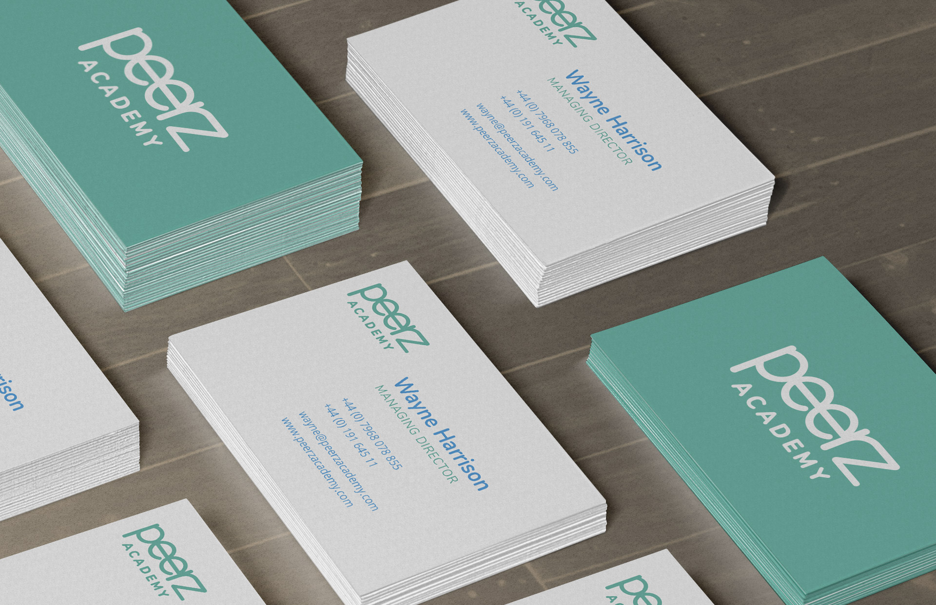 Peerz Academy wider branding design
